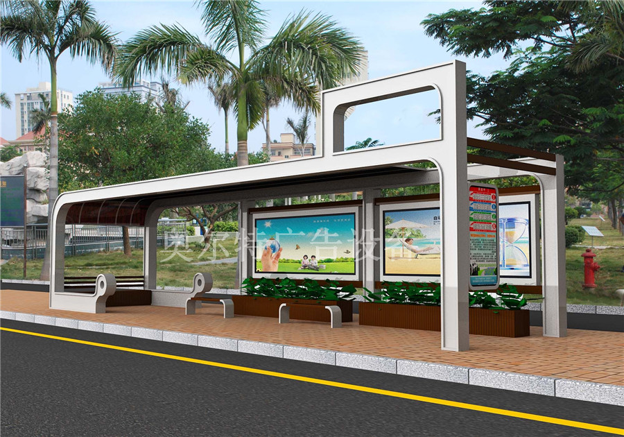 海南三亞智慧公交候車亭