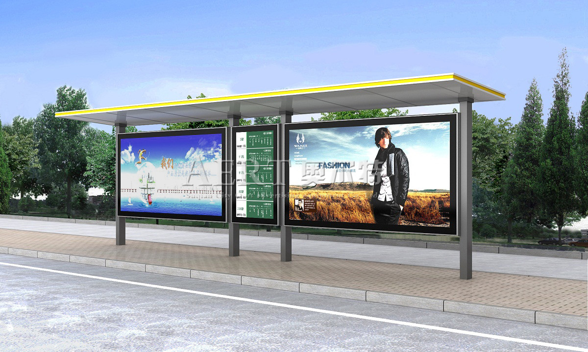 不銹鋼公交站臺