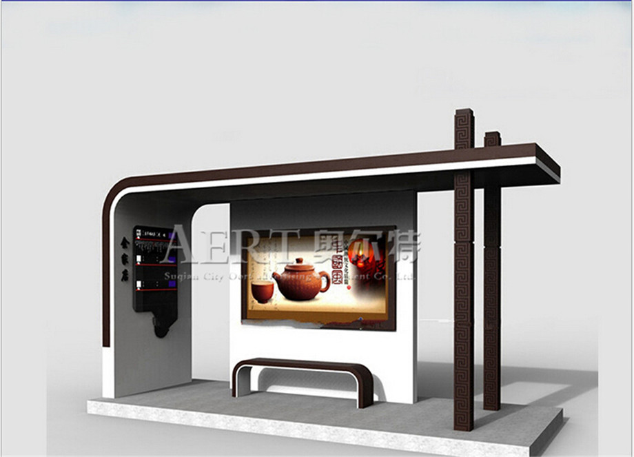 浙江中式公交候車亭