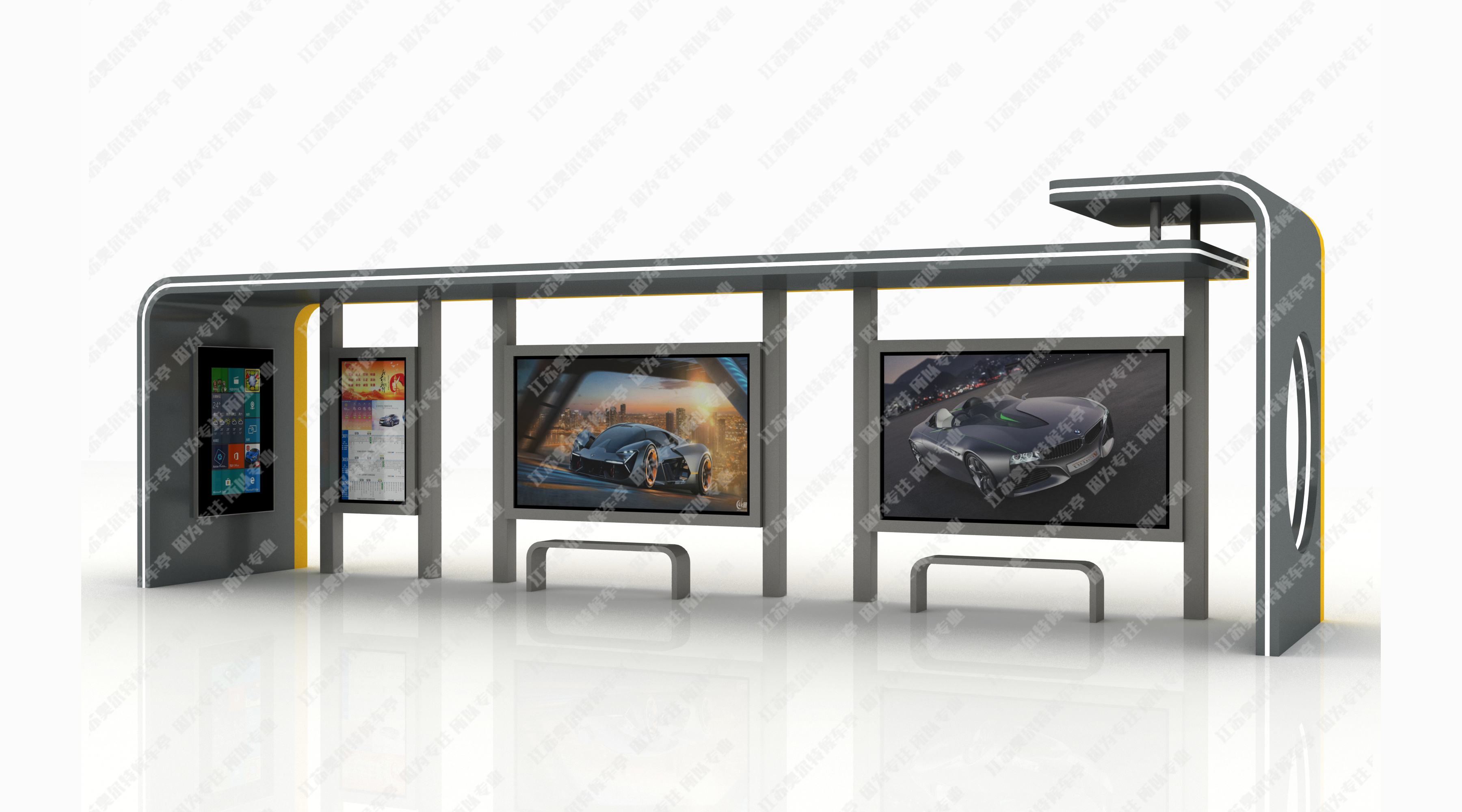 雙港灣智能候車亭燈箱