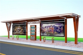 公交候車亭在城市的廣泛使用