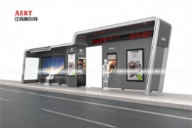 浙江余杭智能公交候車亭5年老客戶繼續(xù)發(fā)貨